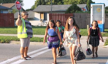 First day of school for elementary students, and Grade 9s at KDSS Link Crew Day