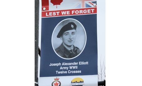 Ripley Legion posts memorial Second World War banners on Queen, Huron Streets