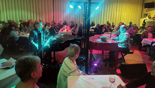 Capacity crowd sings along with Great Canadian Duelling Pianos at Kincardine Legion
