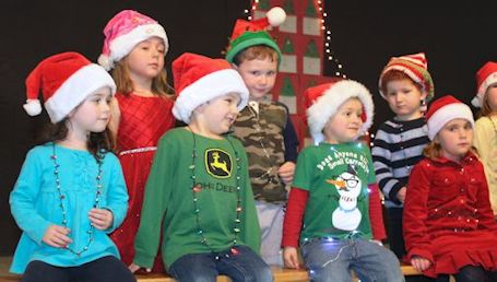 Ripley students entertaining in Christmas concert