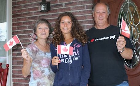 Italian teen spends Canada Day in Kincardine