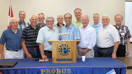 Probus Club of Kincardine installs new executive