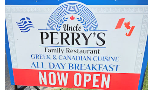 Uncle Perry's Restaurant opens in Tiverton
