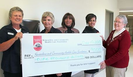 Clothes Hamper, Lucknow Kinsmen donate to hospital foundation