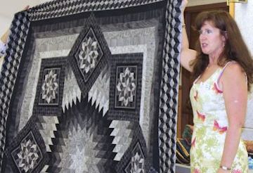 Sunset Quilters welcome speaker on quilt designing
