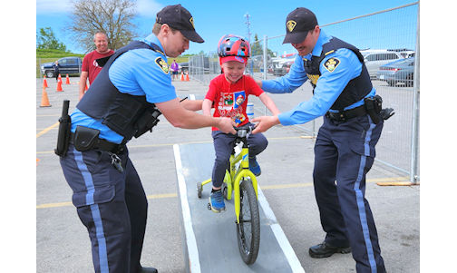 Kids Bicycle Safety Day in Goderich a success