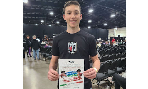 Local teen wins fourth national kick-boxing championship, headed for worlds in Italy
