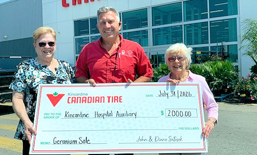 Geranium Sale raises nearly $3,000 for Kincardine Hospital Auxiliary