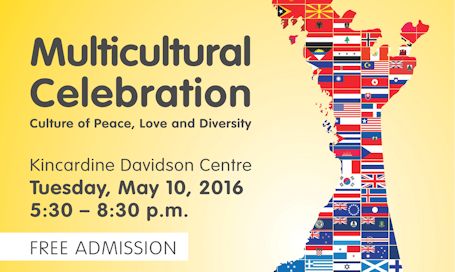 14th annual Multicultural Day set for May 10 at Davidson Centre in Kincardine