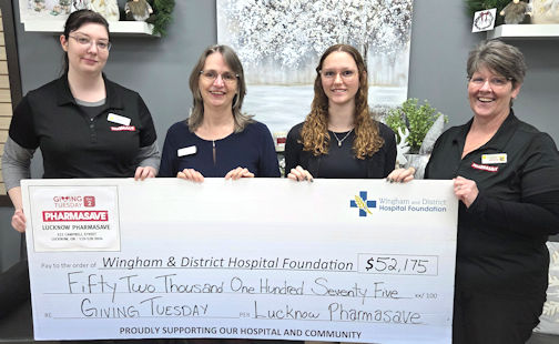 Giving Tuesday "big match" raises $52,175 for Wingham Hospital