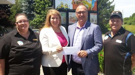 McDonald's presents donation to Ronald McDonald House; and employee scholarship