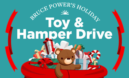 Bruce Power kicks off annual fund-raiser for local toy drives and hamper programs