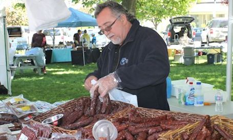 Crowd fills Victoria Park, Kincardine, for first Monday Market in the Park