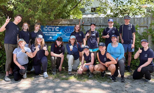 Coastal centre's youth corps makes an impact along Kincardine shoreline