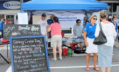 Giving Cruise Day returns July 31, with $100,000 matching goal for Kincardine Hospital