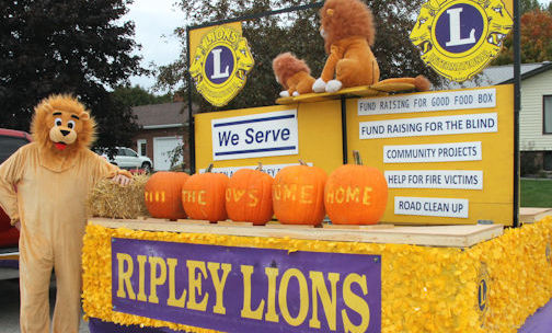 Ripley-Huron Fall Fair parade features a plethora of cows