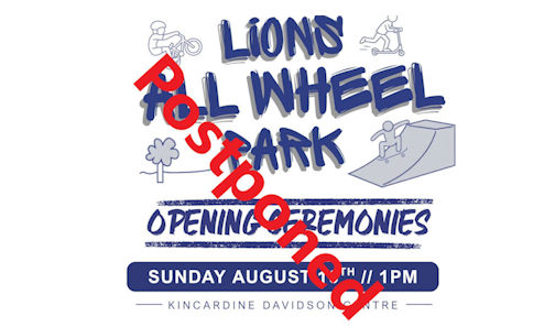 Kincardine Lions All-Wheel Park grand opening postponed