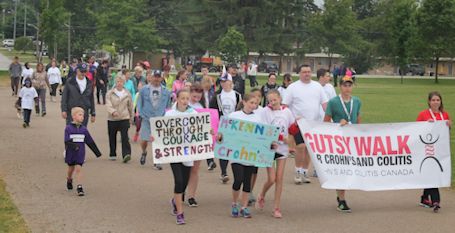 Local team raises more than $15,500 in Gutsy Walk for Crohn's and Colitis research