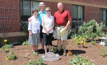 Allen Memorial Garden dedicated at Trillium Court 25th anniversary celebration