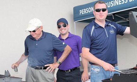 Meridian Credit Union celebrates 30th anniversary with fund-raising barbecue for food bank