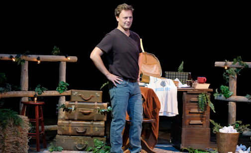 Blyth's "Off-Island Odyssey" proves you can go home again, with hilarious results