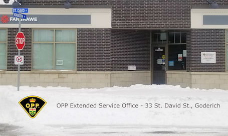 Huron County OPP announces new extended service office in Goderich