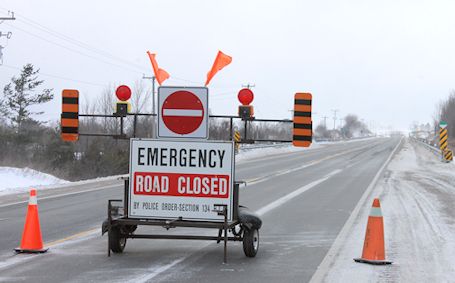 White-out conditions cause closure of Highway 21 in Kincardine area