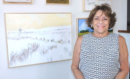 London artist has vibrant, colourful paintings on display at Victoria Park Gallery in downtown Kincardine