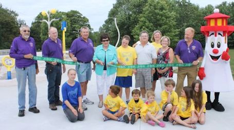 Official ribbon-cutting held for Splash Pad beside Davidson Centre in Kincardine