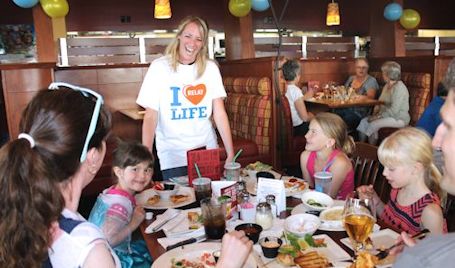Celebrity servers raise $2,300 for Kincardine Relay for Life