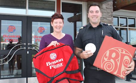 Kincardine Fire Department, Boston Pizza team up to deliver fire prevention message