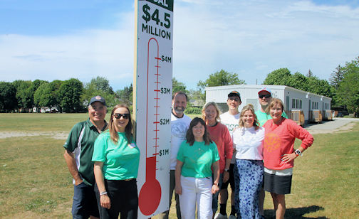 Thermometer shows more than $800,000 raised for enhancements at new KDSS