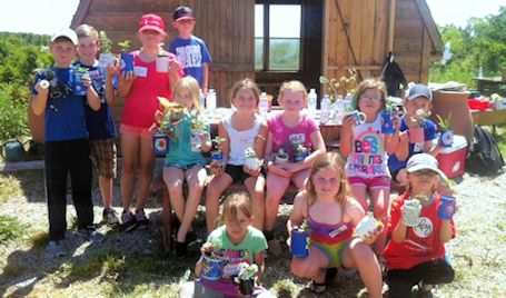 Ripley junior horticultural club sends "Bombs Away"