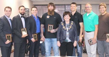 Kincardine Highlanders lacrosse team honoured by municipality