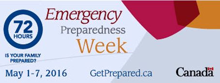May 1-7 is Emergency Preparedness Week