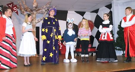 Youthful cast is captivating in HAWK Theatre's production of "Return to Wonderland"