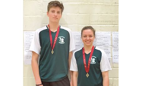KDSS pair wins BAA senior mixed doubles badminton championship